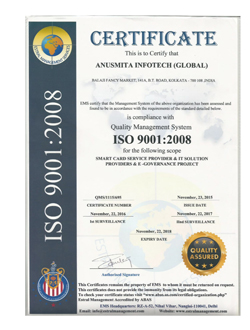 ISO Certificate